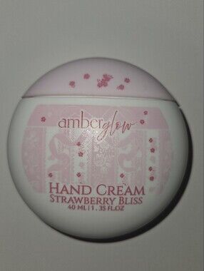 Amberglow Strawberry Bliss Hand Cream - Pink
